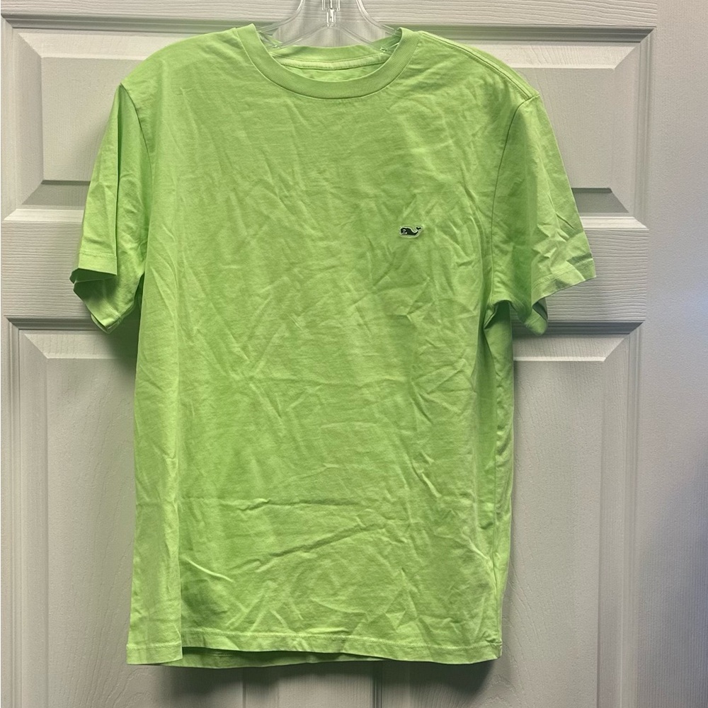 Vineyard Vines Neon Green Vintage‎ Whale Tee